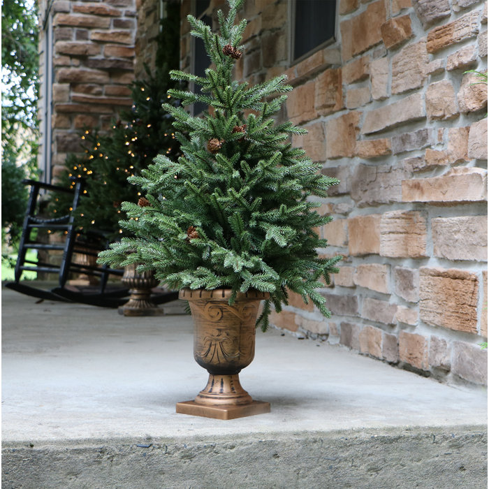 The Holiday Aisle® Noble 3' Green Fir Artificial Christmas Tree with